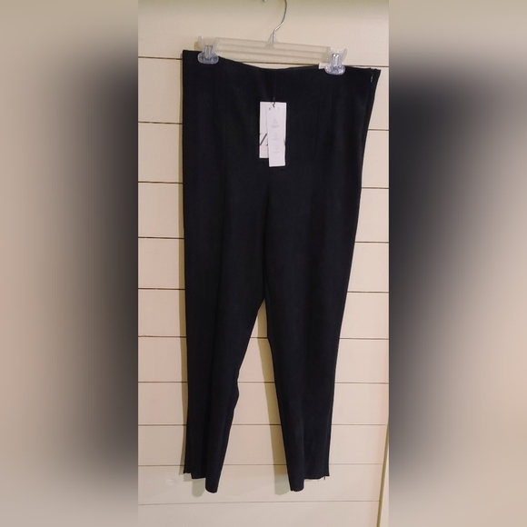 Zara NWT XL Ultra Suede Skinny Pants/Leggings - Picture 2 of 4